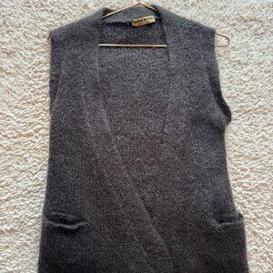 Vintage Sonia Rykiel Wool Grey Vest